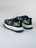 NAVY GOLD BLOSSOM